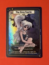 Neopets TCG The Grey Faerie Holo Foil Rare WotC Battledome Card
