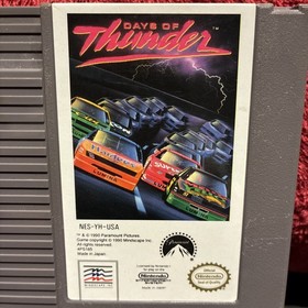 Days of Thunder (Nintendo NES, 1990) Authentic. Tested.