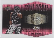 2022 Upper Deck Allure AEW Title Fights Pink 64/100 Penta El Zero M #TF-15