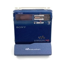 junk SONY MD Walkman MZ-N1 Minidisc Recorder Player  BLUE
