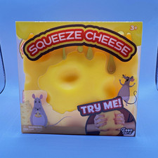 Squeeze Cheese Squishy Fidget Stress Toy NEW NIB Sunny Days Giggle Zone
