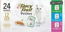 Purina Fancy Feast Gourmet Wet Cat Food Variety Pack, Petites Gravy Collection,