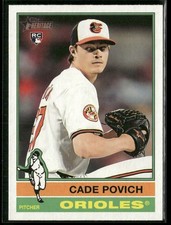 2025 Topps Heritage - Cade Povich #219 (RC) - Orioles