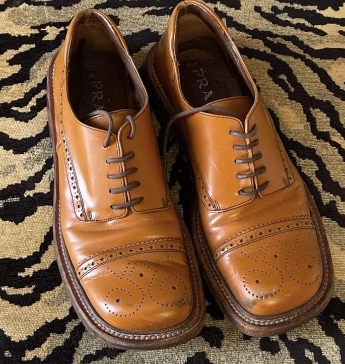 PRADA Brown Dress Shoes for Men for sale | eBay
