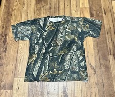 Vintage Men  s RealTree Hardwoods Woodland Camouflage Pocket Shirt/ Sz: XL