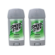 2 Pack Speed Stick Deodorant Active Fresh 3Oz Each