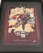 MICHAEL JORDAN UDA COA MJ'S GREATEST MOMENTS #12 AUTOGRAPH SIGNED PHOTO AUTO /23