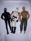 VINTAGE  GI JOE  12" Inch Action Figures Lot of 3