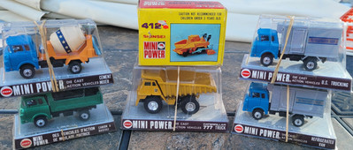 Shinsei COX Vintage MINI POWER Die Cast Lot Of 6 - 4215 4216 4218 4219 4140 4121
