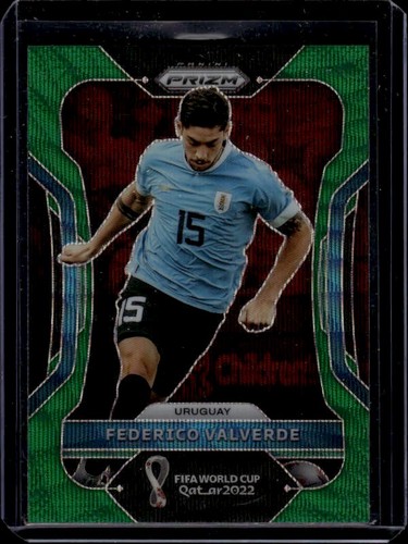 Federico Valverde [Green] #277 2022 Panini Prizm World Cup card