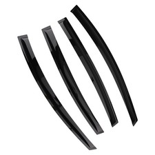 4pc Window Rain Guards Sun Visors For Kia Rio K2 Sedan 2011-2017 Black
