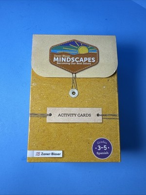 Zaner-Bloser MINDSCAPES 150 Activity Cards Set Students Grade 3-5 SPANISH sealed