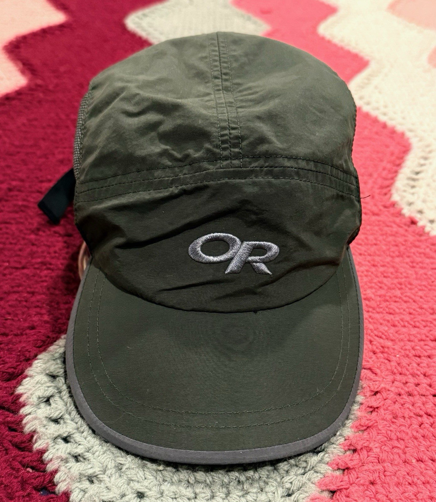Outdoor Research 5 Panel Nylon Waterproof Hiking Cap Hat For