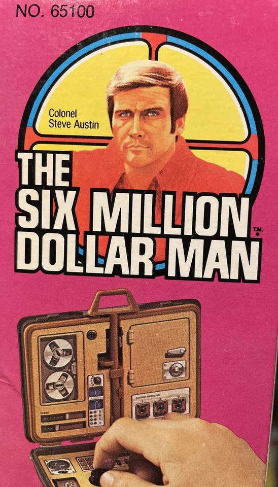 NIB Oscar Goldman with Exploding Briefcase (1977) Six Million Dollar ...