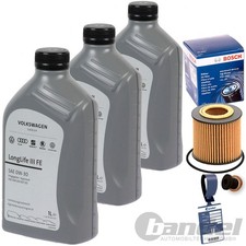 BOSCH ÖLFILTER 1457429194+ORIGINAL 0W30 ÖL 1.2+12V für VW POLO 9N SKODA FABIA 1