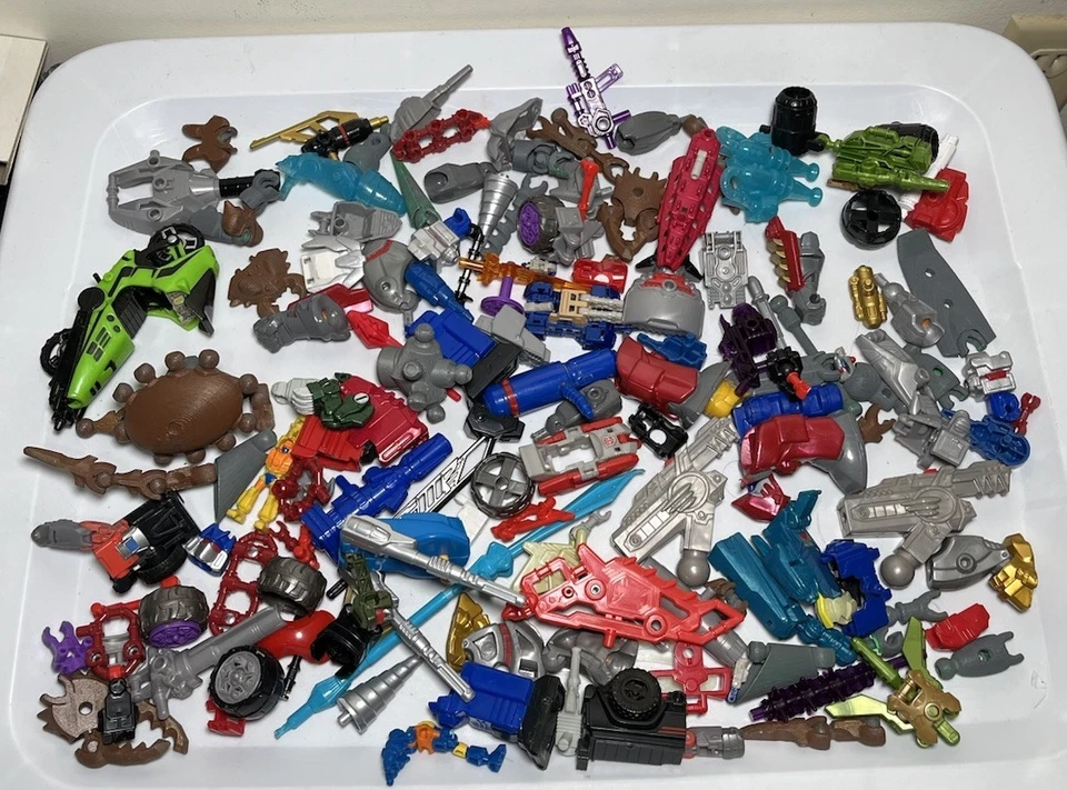 Vintage Huge Lot Of Transformers And Parts 1990s Over 100 Pcs Plastic READ Des - Image 2 of 4