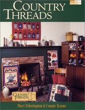 Country Threads by Tesene, Connie Paperback / softback Book The Fast Free
