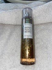Bath  Body Works Snowy Peach Berry Fine Fragrance Mist 8 Fl. Oz. New