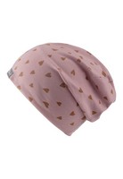 Sterntaler Beanie Herzen - Modische BabymüTze Uv-Schutz Samtrosa Gr.