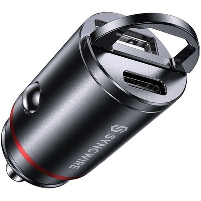 30W Auto Ladegerät, USB-C & USB-A, Schnellladung, Metall, kompatibel mit Smar...