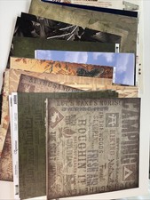 Lot Of 50 Paper Crafting Printed Cardstock 12x12" Scrapbooking Card Supplies New