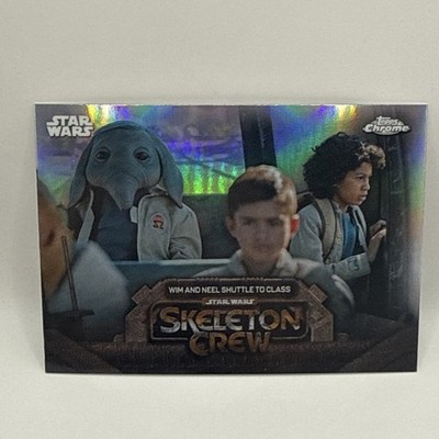 Skeleton Crew 2025 Topps Chrome Star Wars Wim and Neel Shuttle To Class #SC-2