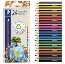 STAEDTLER Colored Pencils Set 24-Pack for School Supplies Lot Of 3
