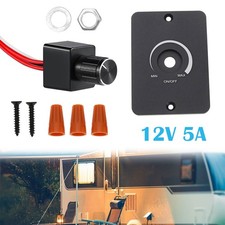 DC 12V Dimmer Control Switch PWM LED Dimmer Switch for Campervan Motorhome Cars