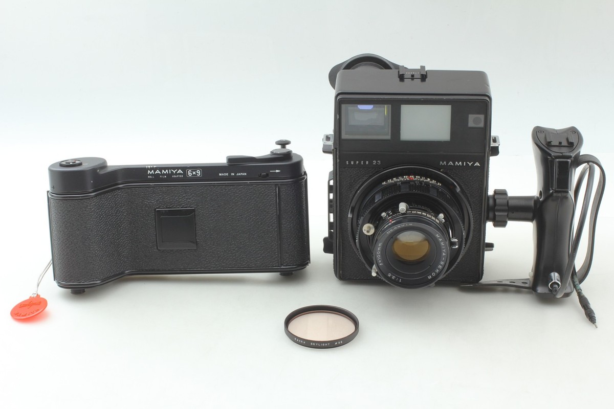 【C7100】MAMIYA Super 23 + SEKOR 100mm 3.5 Near MINT] Mamiya Super 23 Sekor 100mm f/3.5 Lens 6x9 Type3