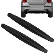 2Pcs Universal Car Soft Rubber Bumper Anti Collision Strips, Bumper Guard Protec