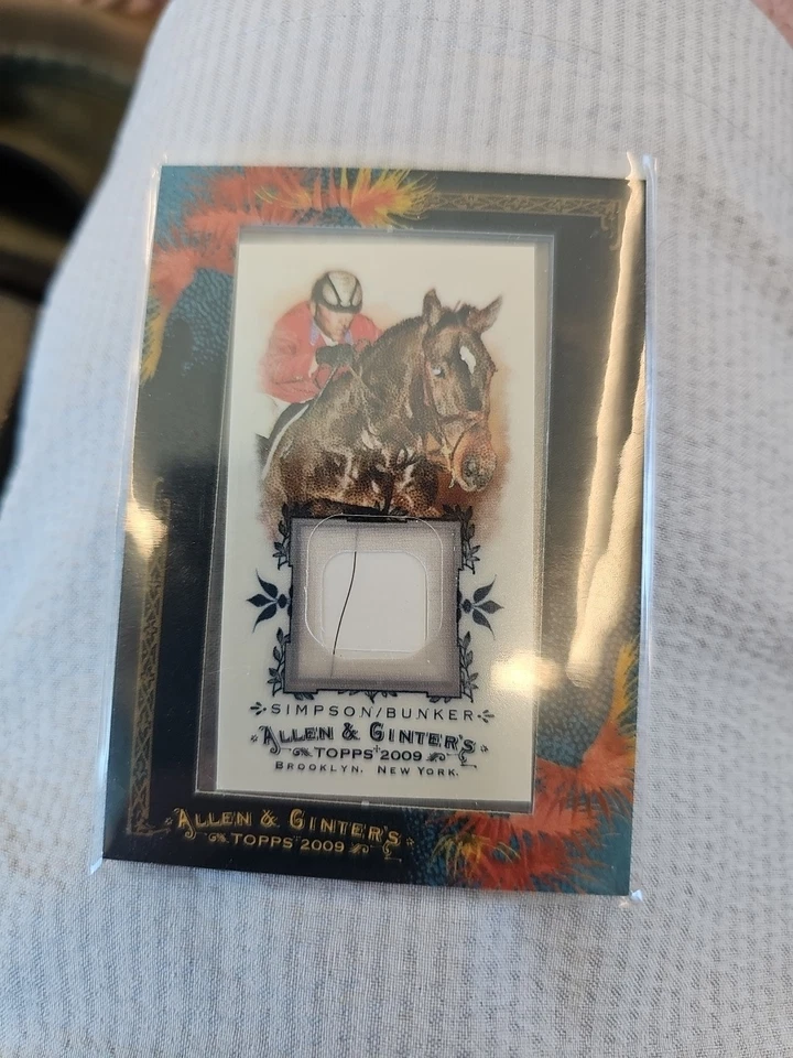 2009 Topps Allen & Ginter DNA Relic Will Simpson Archie Bunker #AGR-WS (MEM, RC) - Image 4 of 4