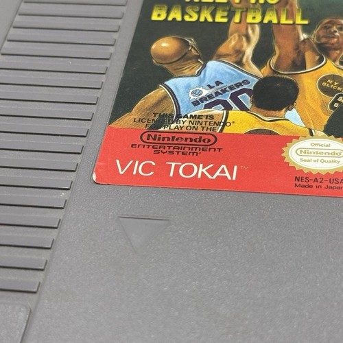 All-Pro Basketball (Nintendo Entertainment System, 1989) Game And Box - Picture 4 of 10