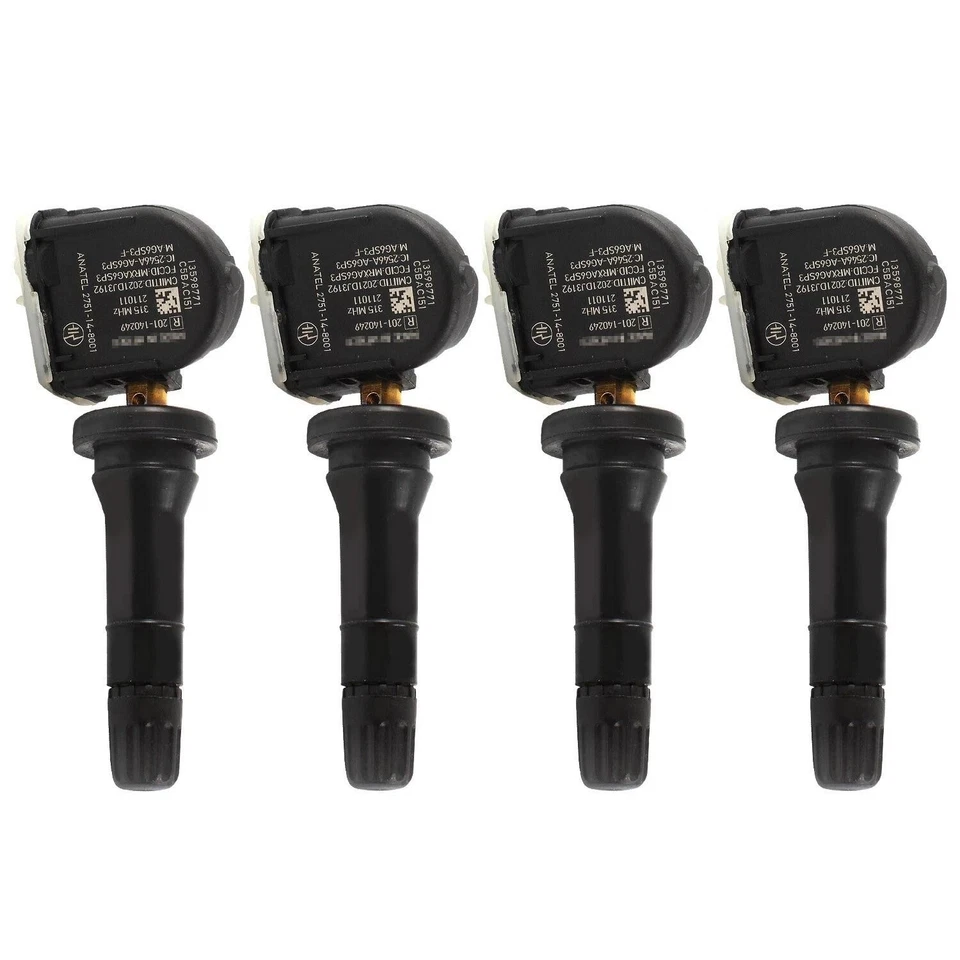 4PCS GENUINE TPMS TIRE PRESSURE SENSOR OEM 13598773 For BUICK CADILLAC CHEVROLET - Image 3 of 4