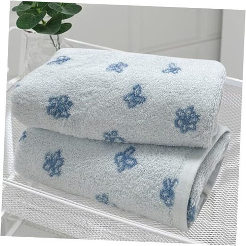 Hand Towels for Bathroom 100% Cotton Hand Towels Set Cute Flower Pattern