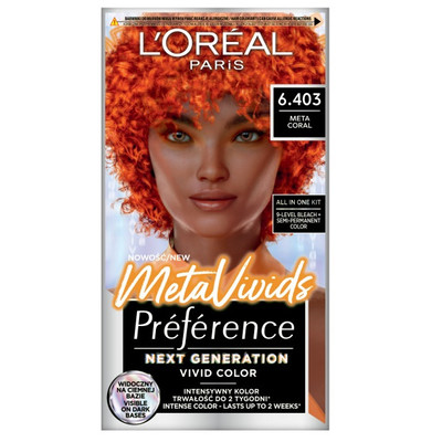 3600524105129 L'Oreal Paris Preference MetaVivids farba do włosów 6.403 Met