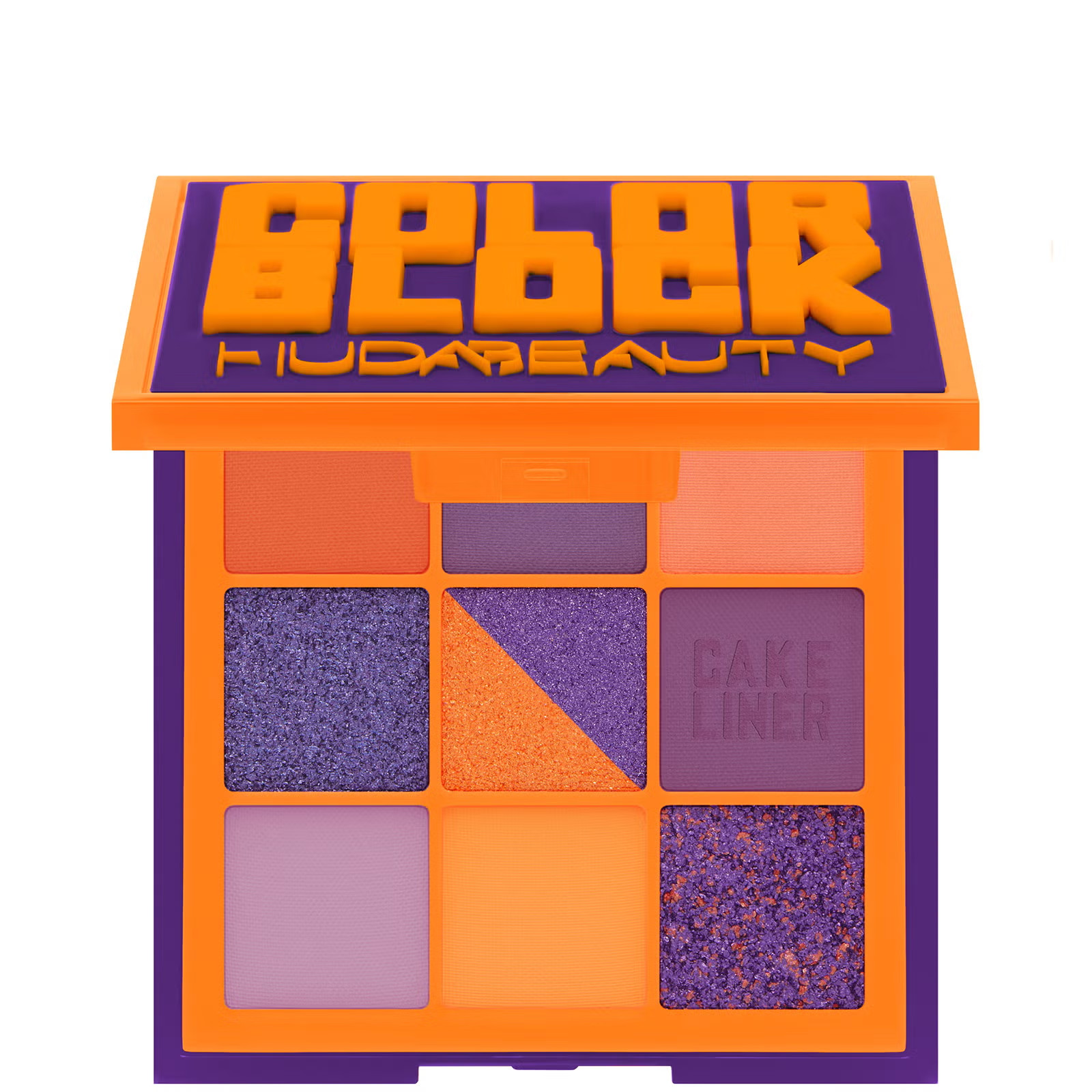 Huda Beauty Colour Block Obsessions Eyeshadow Palette Orange & Purple - Image 2