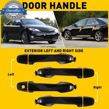 4pcs Black Exterior Outer Door Handle Set Assembly For Toyota Camry 2012-2017