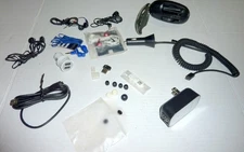 Electronics Accessories Lot – Belkin USB Charger, Verizon Car Charger, Earbuds +
