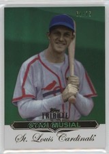 2011 Topps Tribute Green 61/75 Stan Musial #11 HOF 0u9w