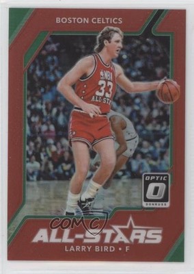 2017-18 Panini Donruss Optic All-Stars Red Prizm 18/99 Larry Bird #29 HOF 7n6