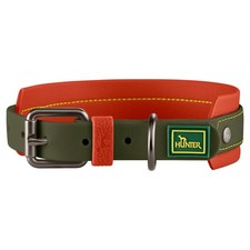 Hunter Halsband Havanna grün-orange für Hun...