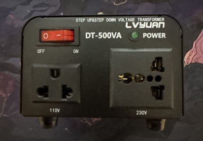 LVYUAN DT-500VA Step Up/Step Down Transformer