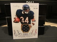 National Treasures Century Materials Jersey Bears Walter Payton 20/49 2013