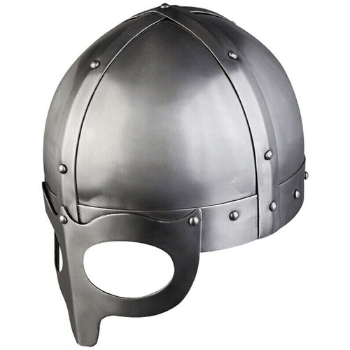 Casque Médiéval Barbute Acier - Casque Viking Romain Chevalier Pour Larp Reconstitution Halloween
