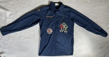 Vintage Boy Scouts of America Official Youth 16 Shirt Long Sleeve Button Down