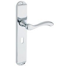 Fulton and Bray Arundel Door Handles on Long Backplate