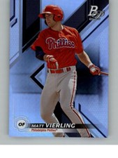 2019 Bowman Platinum Matt Vierling TOP-80 Top Prospects Philadelphia Phillies