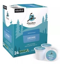 Caribou Lakeshore Blend Coffee 24 K-cup Box