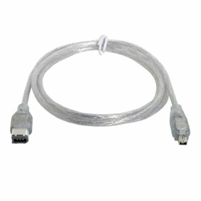 1394 6Pin to Firewire 400 Cord IEEE 1394 4 Pin Male iLink Adapter Cord  1394A