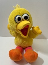 Vintage 1995 Sesame Street Big Bird 9 Inch Plush Stuffed Animal Tyco Jim Henson